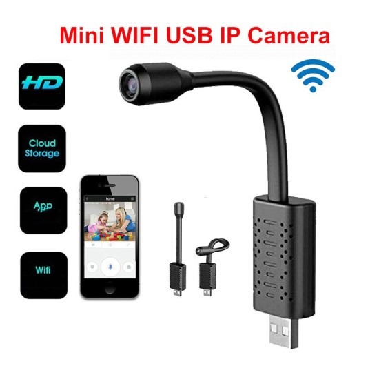 Cable V380 Wifi ip Video Camera 1080p Wide Angle Video