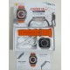 C800 Ultra Smartwatch Wireless Charging Series 8 - Orange