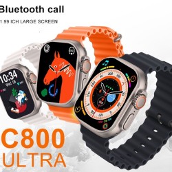 C800 Ultra Smartwatch 1.99 Inch IP67 Waterproof Wireless Charging Series 8