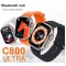 C800 Ultra Smartwatch 1.99 Inch IP67 Waterproof Wireless Charging Series 8