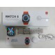 T800 Ultra Smartwatch Calling Option Wireless Charger - Silver