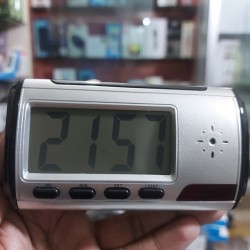 Table Clock Video Camera TF With Remote