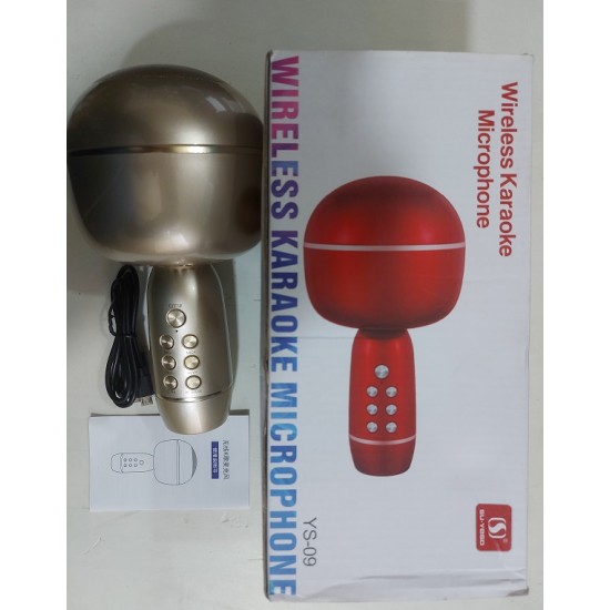 YS-09 Mushroom Shape Bluetooth Wireless karaoke Microphone