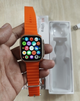 N8 Ultra Smartwatch 1.99 Inch Wireless Charging - Orange
