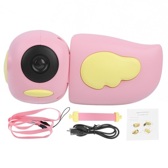 X25 Kids Handy Video Camera Take Video And Picture - pink