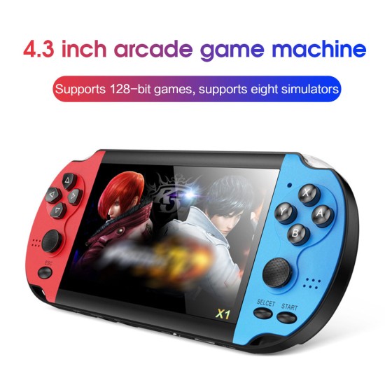 X1 Game Player 10000 Games 4.3 inch 8G LCD Screen 8G Game Console