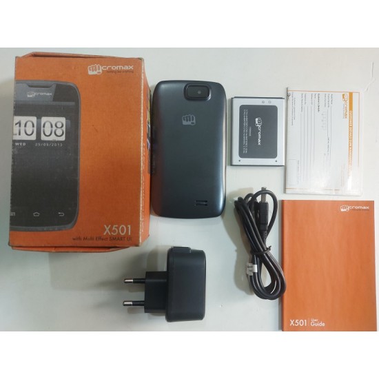 Micromax X501 4-inch Touch Display Feature Phone