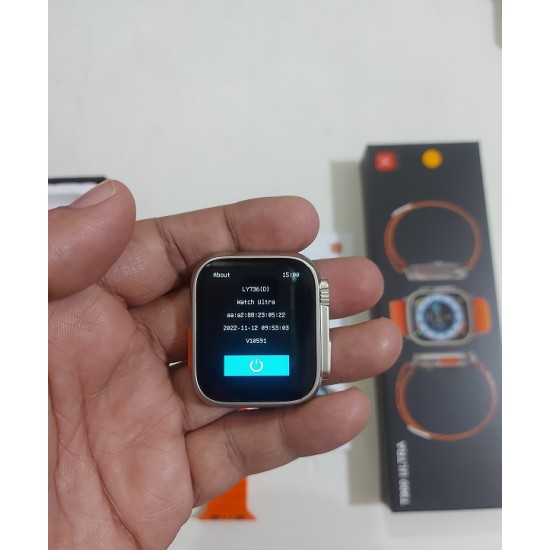 T900 Ultra Smartwatch 1.99 Inch Waterproof Wireless Charging Series 8 - Orange