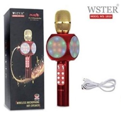 Wster 1816 Bluetooth Microphone Karaoke