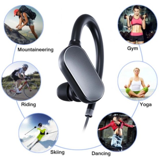 Xiaomi Mi Sports Bluetooth Earphone Headphone - Black - Original