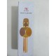 Y69 Bluetooth Karaoke Microphone - Gold 