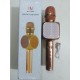 Y69 Bluetooth Karaoke Microphone - Rose Gold 