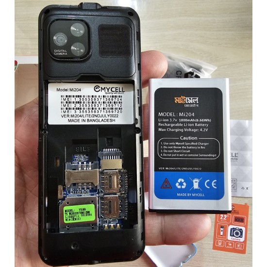 Mycell Mi204 Lite 3 Sim Feature Phone Mycell Mi204 Lite 3 Sim Feature Phone