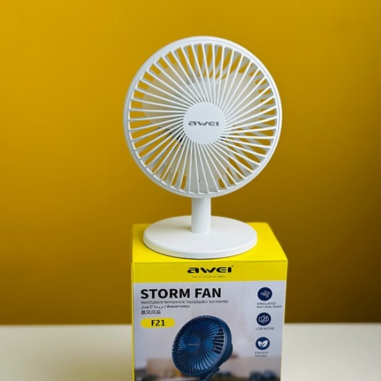 Awei F21 Mini Storm Fan Rechargeable 