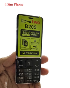 Bytwo B205 4 Sim Phone With Warranty