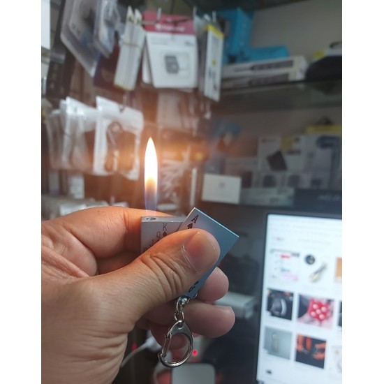 Card Gas Lighter Keyring