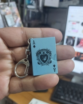 Card Gas Lighter Keyring