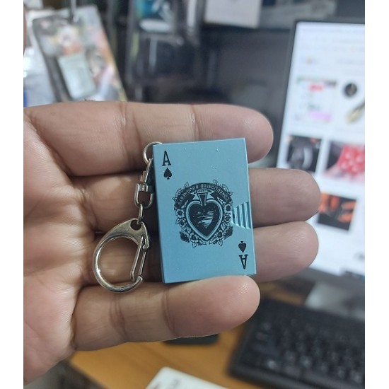 Card Gas Lighter Keyring