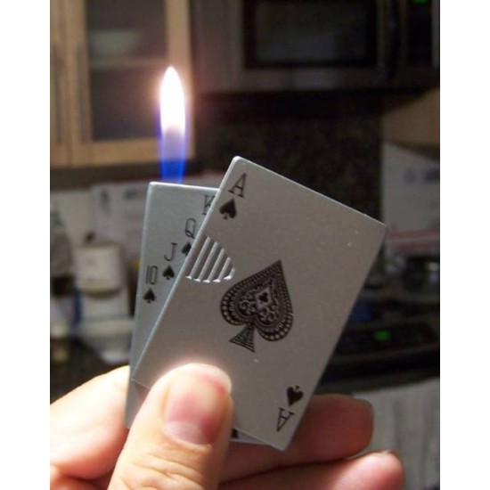 Card Gas Lighter Keyring