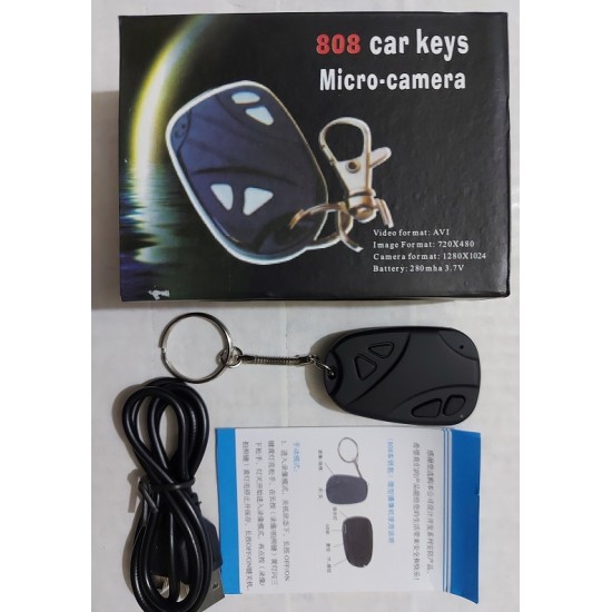 Keyring Video Camera TF 720P 32GB Memory Card Supported	
