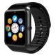 GT08 Smart Mobile Watch Full Touch Display Direct Call SMS Option Camera Bluetooth Mobile Watch - Black