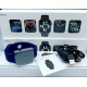 HW22 Smart watch Waterproof Side Button working Call SMS Fitness Tracker-Blue