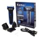 Kemei Km-6330 Double Battery 600mAh 3 in 1 Hair Clipper Grooming Kit Trimmer