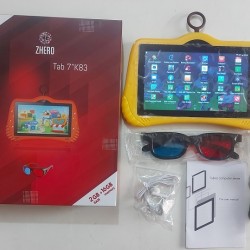 Kidiby kids Wifi Tablet Pc 7 inch Display Zoom Apps with 3D Sunglass