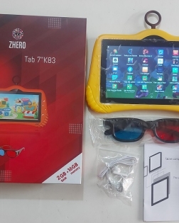 Kidiby kids Wifi Tablet Pc 7 inch Display Zoom Apps with 3D Sunglass
