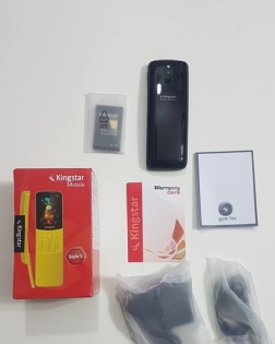 Kingstar Style 1 Mobile Phone Dual Sim Carve Body - Black