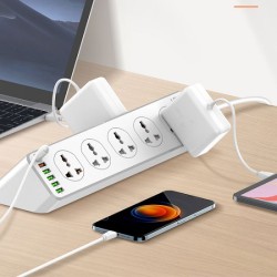 LDNIO 10 Outlet Sockets 6 USB Ports PD & QC3.0 Power Extension 30W