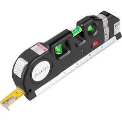 Laser Level Measurement Laser measure Line 8ft Laser Measurement Tape Ruler Adjusted Standard and Metric Rulers
