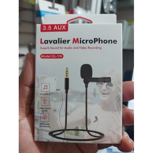 Lavalier Microphone GL-119 For Android Lavalier Microphone GL-119 For Android