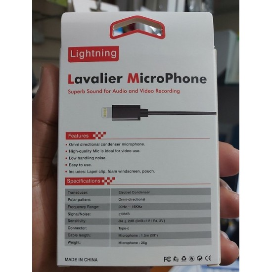 Lavalier Microphone GL-120 For iPhone