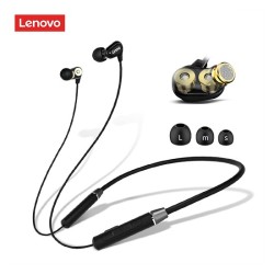 Lenovo HE08 Dual Dynamic Bluetooth 5.0 Headphone- Original