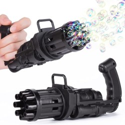 Bubble Machine Kids Bubble Gun - Black