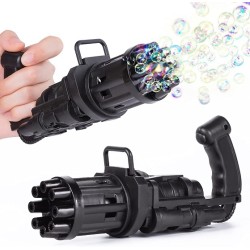 Bubble Machine Kids Bubble Gun - Black