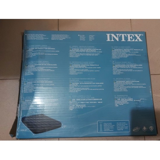 intex Double Air Bed With Electric Pumper