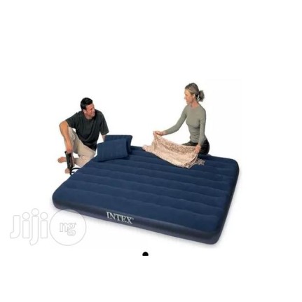 intex Double Air Bed With Electric Pumper intex Double Air Bed With Electric Pumper