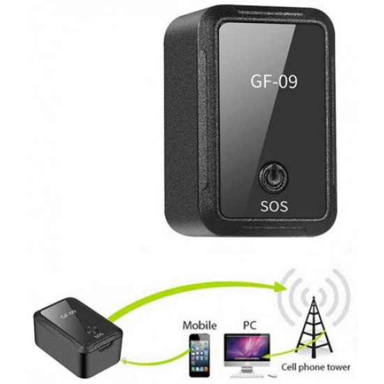 GF09 Magnetic Mini Vehicle GPS Tracker Voice Control Real Time Tracking Device 