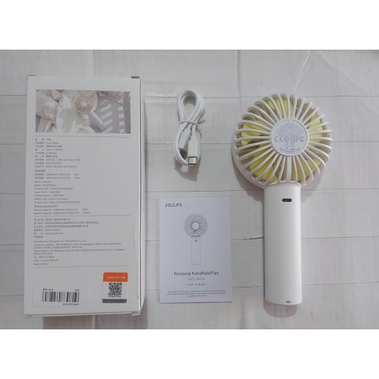 JISULIFE FA21 Personal Handheld Charging Fan 2000mAh Rechargeable