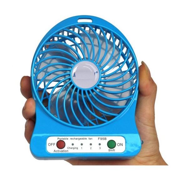 Mini Charging Fan 2200mAh Rechargeable