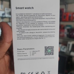 GT20 Smart Watch Waterproof Touch Display Calling Option Big Display - Black