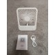 jisulife FA26A Utlra Thin Table Fan 2000mAh Battery - White