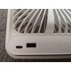 jisulife FA26A Utlra Thin Table Fan 2000mAh Battery - White