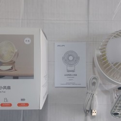 Jisulife FA29A Clip On Desk Fan 4000mAh Rechargeable 4 Speed Modes Jisulife FA29A Clip On Desk Fan 4000mAh Rechargeable 4 Speed Modes