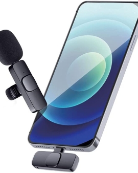 K8 Wireless Clip Microphone For Type-C Rechargeable