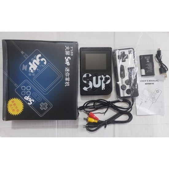 Sup 400 in 2 Game Player With Extra Controller Kids Game Console