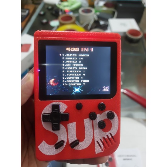 Sup 400 in 2 Game Player 2 inch Color Display 