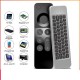 Wechip W3 Air Mouse Voice Control With Keyboard Rechargeable